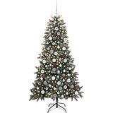 vidaXL Umestno božično drevo med 300 LED Zelena 99 x 99 x 180 cm | Shoptok.si