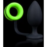 Ouch! Glow in the Dark Butt Plug with Cock Ring | shoptok.hr