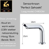 Kranig Kraanwerk Catering Senzorska pipa | Brez dotika | Popolnoma okoten | WC soba, (21731963) | Shoptok.si
