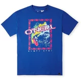 O'neill Majica 'Anders' kraljevsko plava / svijetlozelena / malina / bijela