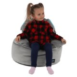 Kondela Vreča za sedenje, siva tkanina, BABY TIP 2 | Shoptok.si