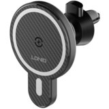 Ldnio car mount, MA20 z induktivnim polnilnikom 15 w in kovinskim obročem (črna), (20628025) Cene