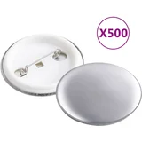 vidaXL Deli za priponke 500 kompletov 37 mm