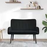  Kauč za dvoje Crna 115 x 61 x 87 cm Baršun | shoptok.hr