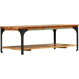  Stolić za kavu s policom od obnovljenog drva 100 x 60 x 35 cm | Eponuda.com