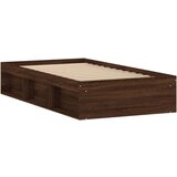  Kreveta boja smeđeg hrasta 90 x 200 cm | shoptok.hr