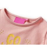  Dječja majica dugih rukava svjetloružičasta 128 | shoptok.hr