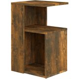 Furnova Stranska mizica dimljeni hrast 36x30x56 cm konstruiran les, (21915246) | Shoptok.si