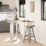  Noge za barski stol T-oblika 2 kom Bijele 50x35x(100-101) cm Čelik | shoptok.hr