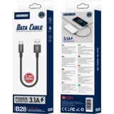 Jellico USB-C KABEL 3.1A B28 0.3M ZA ANDROID TELEFONE S HITRIM POLNJENJEM, (5000334605) Cene