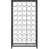  Stalak za vino za 45 boca crni 54 x 18 x 100 cm kovano željezo | shoptok.hr