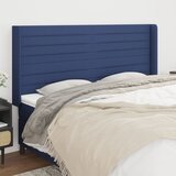  Uzglavlje s ušima plavo 163x16x118/128 cm od tkanine | shoptok.hr