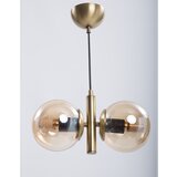 Squid Lighting viseča svetilka v zlati barvi s steklenim senčilom monera | Shoptok.si