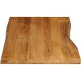 Stolna ploča 100x60x3,8cm od masivnog drva manga sa živim rubom | shoptok.hr