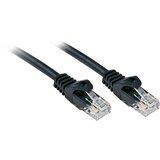 Lindy 48195 RJ45 omrežni kabel\, Patch kabel CAT 6 U/UTP 5.00 m črna 1 kos, (20419909) | Shoptok.si