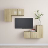 vidaXL 4-dijelni set TV ormarića boja hrasta sonome od iverice | shoptok.hr