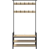 vidaXL Vješalica za kapute s policom sonoma hrast 95 x 34 x 184 cm | shoptok.hr