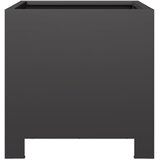  Vrtne sadilice 2 kom crne 30x30x30 cm čelične | shoptok.hr