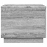 Ormarić za uzglavlje LED sivom sonomom 50x50x40 cm | Eponuda.com