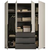MID.YOU OMARA S KLASIČNIMI VRATI, barve grafita, svetlo siva | Shoptok.si