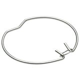 PAULMANN Zaskočni obroč (58 x 50 x 4 mm, Kovina, Premer: 51 mm, 3 kos) | Shoptok.si