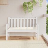  Jastuk za vrtnu klupu prošarano krem 120x50x7 cm od tkanine | shoptok.hr