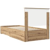  Krevetna konstrukcija s ladicama Umjetnički hrast 90 x 200 cm | shoptok.hr