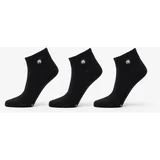 Footshop Ankle Socks 3-Pack Black 43-46