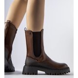 Gemre Brown insulated ankle boots Donigala | Shoptok.si