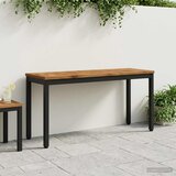  Vrtna klupa 108,5 x 35 x 45 cm Čvrsto drvo akacije Pravokutni | shoptok.hr