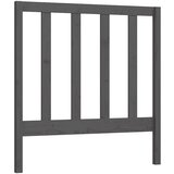 Maison Chic posteljno vzglavje - vzglavna omarica - nočna omarica sivo 95x4x100 cm trdna borovina, (21705464) Cene