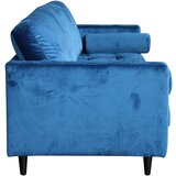 P & B 3-sedežna Zofa Janina Moder Velvet 211x88 Cm | Shoptok.si