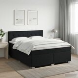  Boxspring krevet s madracem Crna 180 x 200 cm Tkanina | shoptok.hr