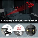 DR.PREPARE vremenska postaja z zunanjim senzorjem in projekcijsko budilko | Shoptok.si
