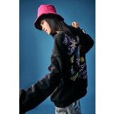 Defacto Coool Smileyworld Oversize Fit Crew Neck Thick Wash Faded Effect Sweatshirt | Shoptok.si
