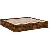  Okvir za krevet boja hrasta 200x200 cm konstruirano drvo | shoptok.hr