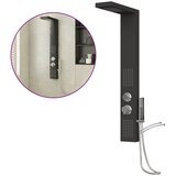 PANEL za tuširanje aluminijski crni | shoptok.hr