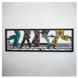 WALLXPERT dekorativni metalni zidni pribor let's dance metal wall art APT005 Cene