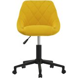 Maison Chic Vrtljiv Jedilni stoli - Vzorci stoli gorčično rumen žamet A1713, (22031054) | Shoptok.si