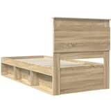  Okvir za krevet s uzglavljem Sonoma hrast 75 x 190 cm | shoptok.hr