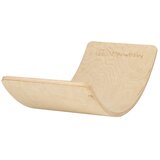 MeowBaby Ploča za ravnotežu od borovine u prirodnoj boji 80x30x18 cm Montessori - | shoptok.hr