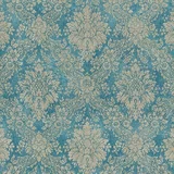 A.S. CREATION TAPETEN Tapeta iz netkane tekstilije AS CREATION Secret Garden (zelena, ornamentni vzorec, 10,05 x 0,53 m)