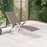 vidaXL Ležalnik iz tekstila in aluminija taupe, (20662662) Cene