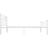 Posteljni okvir bel kovinski 160x200 cm, (20644917) | Shoptok.si
