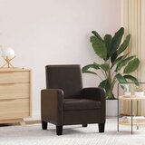  Fotelja od umjetne kože smeđa | shoptok.hr