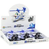 Police Helicopter White or Black Friction Drive Light and Sound | shoptok.hr