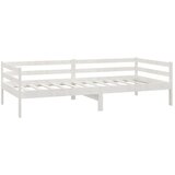 vidaXL Dnevna postelja s predali 90x200 cm bela trdna borovina | Shoptok.si