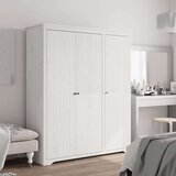 vidaXL Ormar BODO bijeli 151 5 x 52 x 176 5 cm od masivne borovine | shoptok.hr