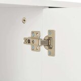  Komoda visok sijaj bela 107x35x80,5 cm, (20803950) | Shoptok.si
