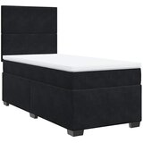 Box spring krevet s madracem crni 90x190 cm baršunasti | shoptok.hr